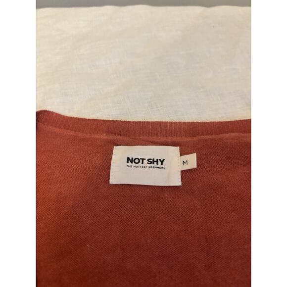 NOT SHY Womens Pink Longsleeve Highest Grade Cashmere Sweater Size M - Picture 3 of 6